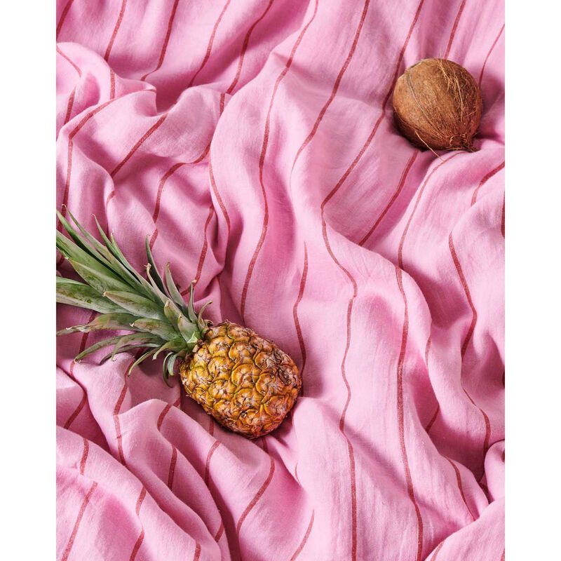 Kip&Co Iced Vovo Stripe Linen European Pillowcases 2P Set image number 2